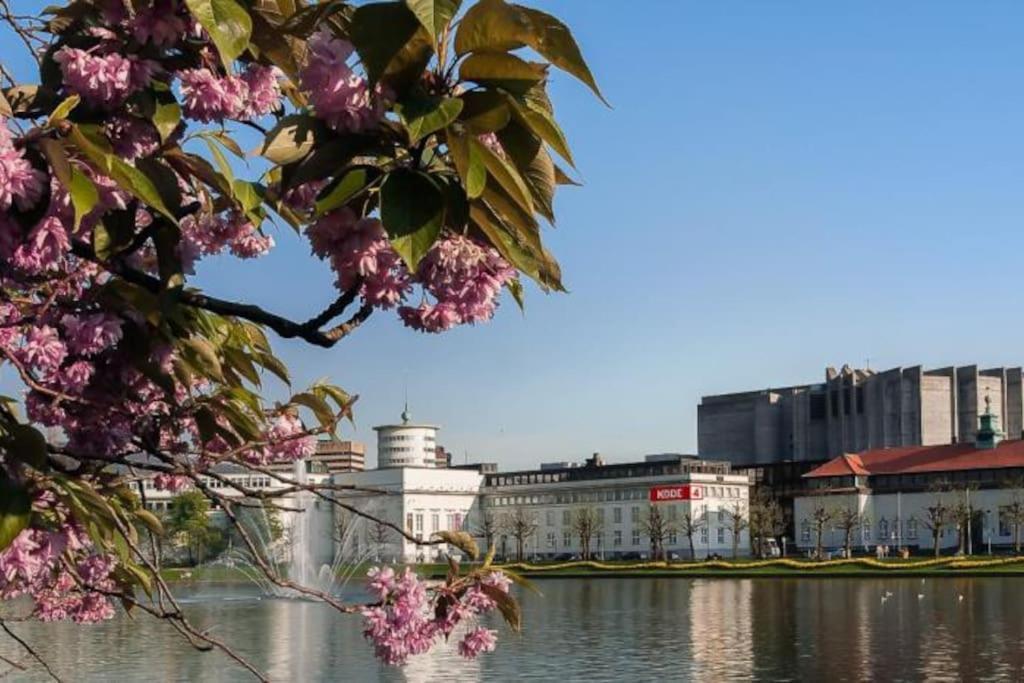 Central 2Br With Balconies And Art In Historical University Area Bergen Extérieur photo